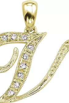 Sterling Silver Pendant Made With Cubic Zirconia