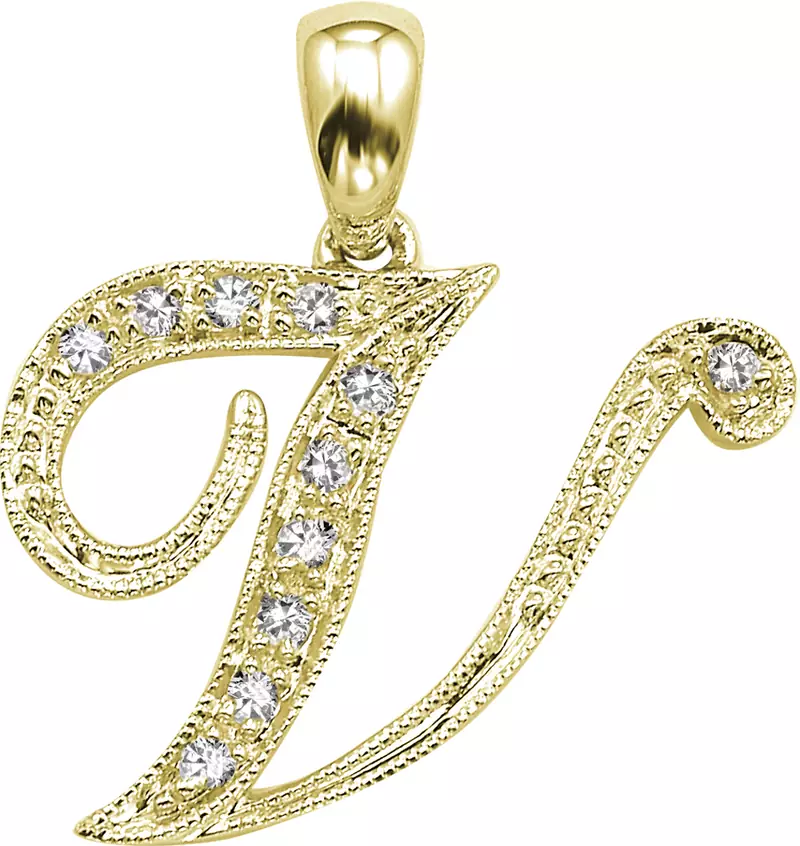 Sterling Silver Pendant Made With Cubic Zirconia