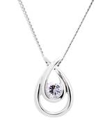 Sterling Silver Pendant Made With Cubic Zirconia