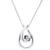 Sterling Silver Pendant Made With Cubic Zirconia