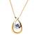 Sterling Silver Pendant Made With Cubic Zirconia
