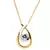 Sterling Silver Pendant Made With Cubic Zirconia