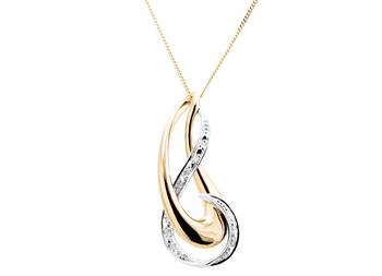 Sterling Silver Pendant Made With Cubic Zirconia 1