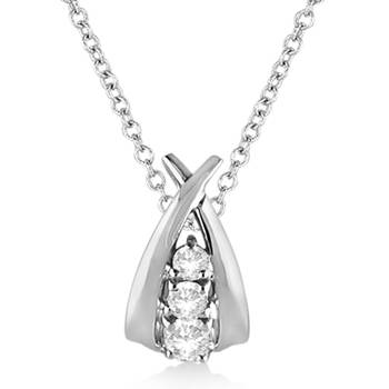 Sterling Silver Pendant Made With Cubic Zirconia 1