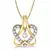 Sterling Silver Pendant Made With Cubic Zirconia