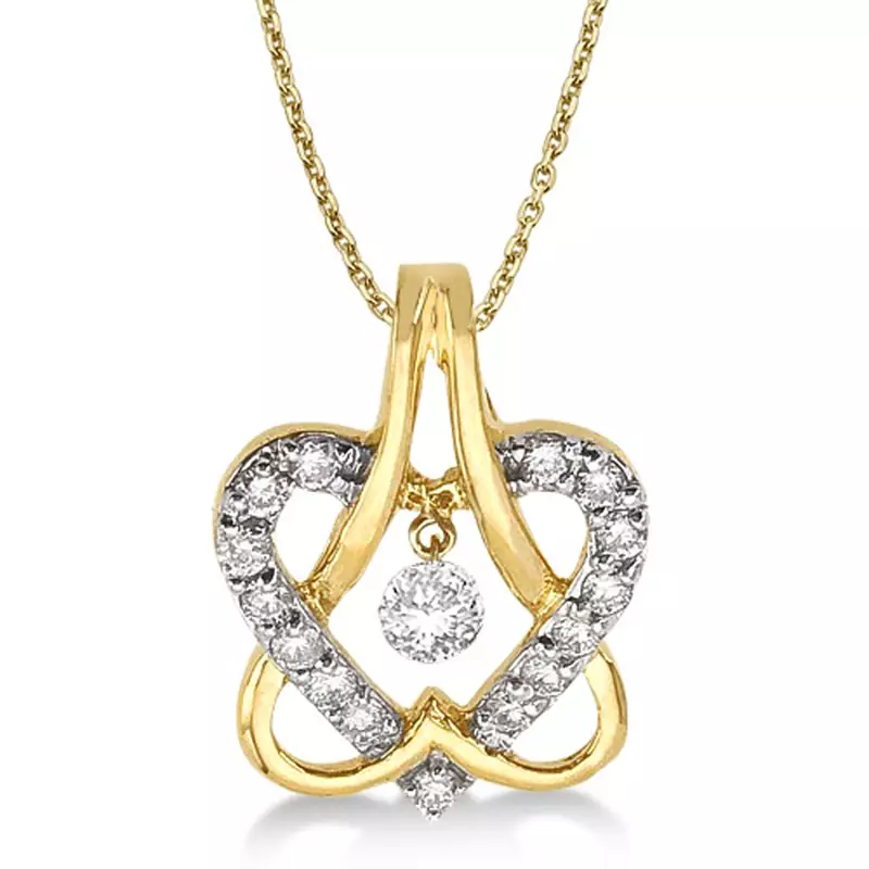 Sterling Silver Pendant Made With Cubic Zirconia