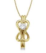 Sterling Silver Pendant Made With Cubic Zirconia