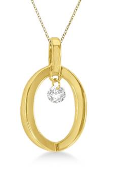 Sterling Silver Pendant Made With Cubic Zirconia