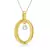 Sterling Silver Pendant Made With Cubic Zirconia