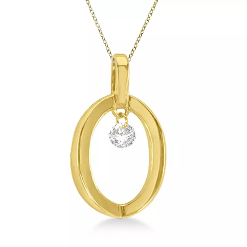 Sterling Silver Pendant Made With Cubic Zirconia