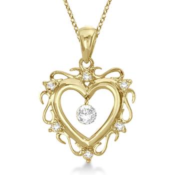 Sterling Silver Pendant Made With Cubic Zirconia 1