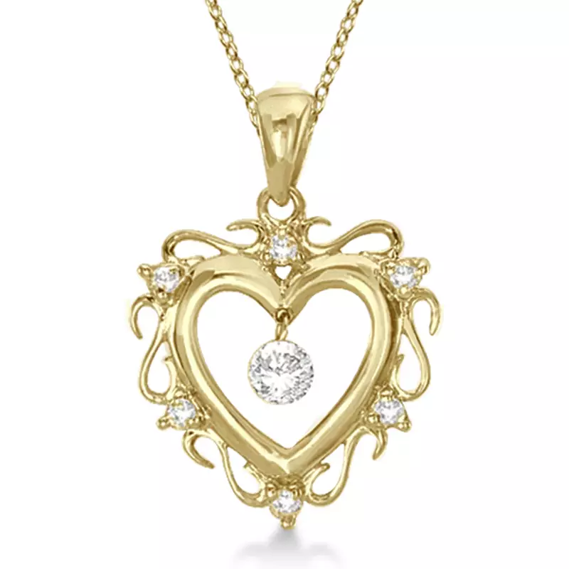 Sterling Silver Pendant Made With Cubic Zirconia
