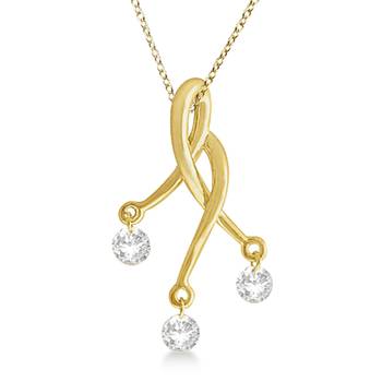 Sterling Silver Pendant Made With Cubic Zirconia 1