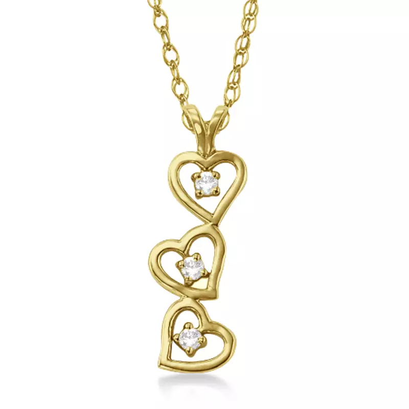 Sterling Silver Pendant Made With Cubic Zirconia