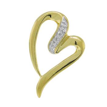 Sterling Silver Pendant Made With Cubic Zirconia 1