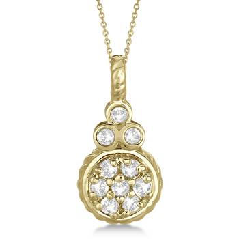 Sterling Silver Pendant Made With Cubic Zirconia 1