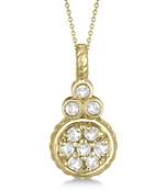 Sterling Silver Pendant Made With Cubic Zirconia