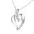 Sterling Silver Pendant Made With Cubic Zirconia