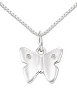 Sterling Silver Pendant Made With Cubic Zirconia