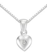 Sterling Silver Pendant Made With Cubic Zirconia