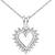 Sterling Silver Pendant Made With Cubic Zirconia