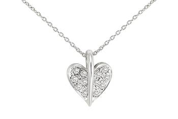 Sterling Silver Pendant Made With Cubic Zirconia 1