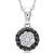 Sterling Silver Pendant Made With Cubic Zirconia