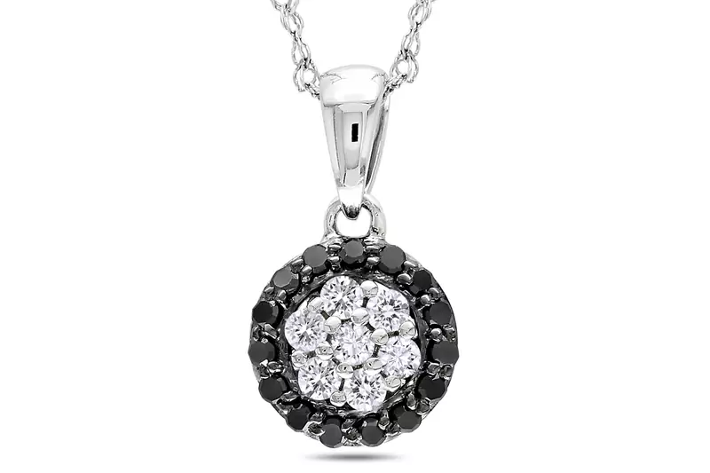 Sterling Silver Pendant Made With Cubic Zirconia