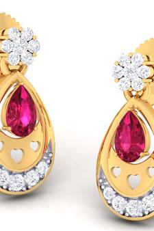 Sterling Silver Chitra Earrin