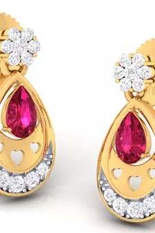 Sterling Silver Chitra Earrin