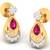 Sterling Silver Chitra Earrin