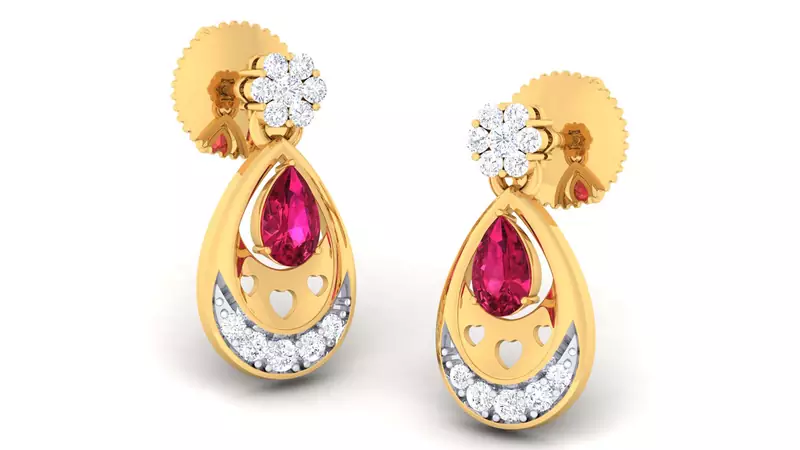 Sterling Silver Chitra Earrin