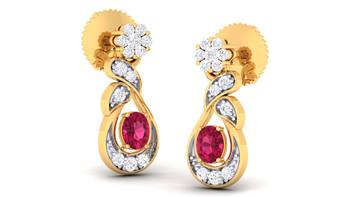 Sterling Silver Komal Earring 1