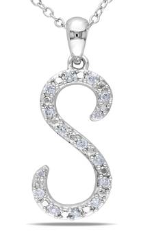Sterling Silver Pendant Made With Cubic Zirconia