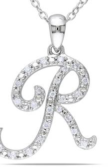 Sterling Silver Pendant Made With Cubic Zirconia