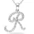 Sterling Silver Pendant Made With Cubic Zirconia