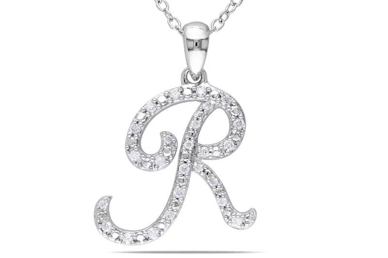 Sterling Silver Pendant Made With Cubic Zirconia
