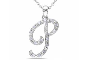 Sterling Silver Pendant Made With Cubic Zirconia 1
