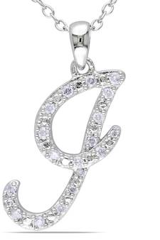 Sterling Silver Pendant Made With Cubic Zirconia