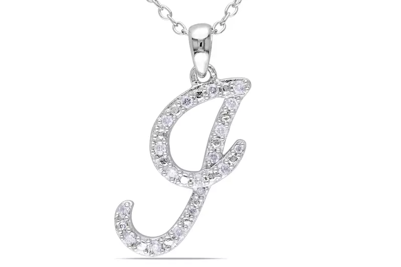 Sterling Silver Pendant Made With Cubic Zirconia