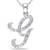 Sterling Silver Pendant Made With Cubic Zirconia