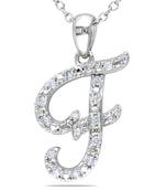 Sterling Silver Pendant Made With Cubic Zirconia