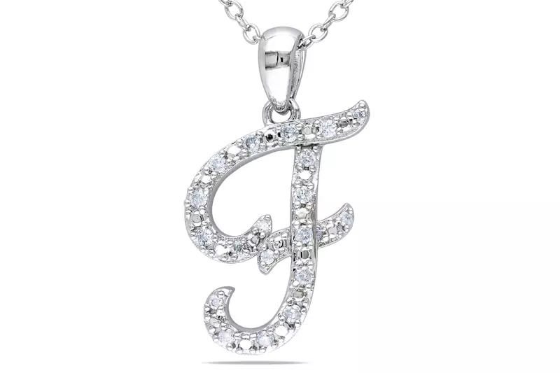Sterling Silver Pendant Made With Cubic Zirconia