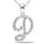 Sterling Silver Pendant Made With Cubic Zirconia