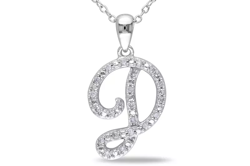 Sterling Silver Pendant Made With Cubic Zirconia
