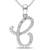 Sterling Silver Pendant Made With Cubic Zirconia
