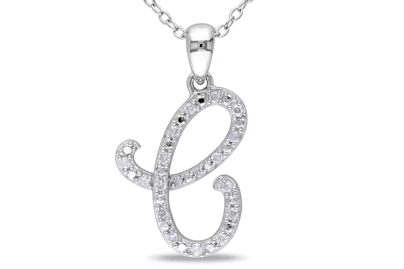 Sterling Silver Pendant Made With Cubic Zirconia