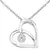 Sterling Silver Pendant Made With Cubic Zirconia