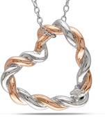 Sterling Silver Pendant Made With Cubic Zirconia