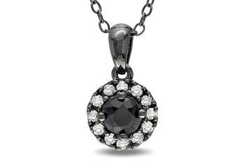 Sterling Silver Pendant Made With Cubic Zirconia 1